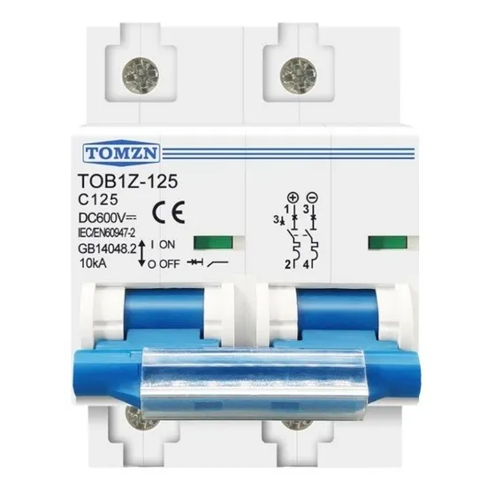 Interruptor Termomagnético En Dc600v - 80a/100a/125a.