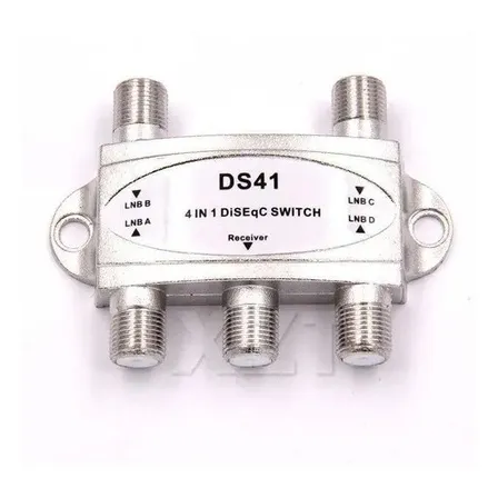 Diseqc 2.0 Satelital  4x1 , Puede Conectar Hasta 4 Antenas