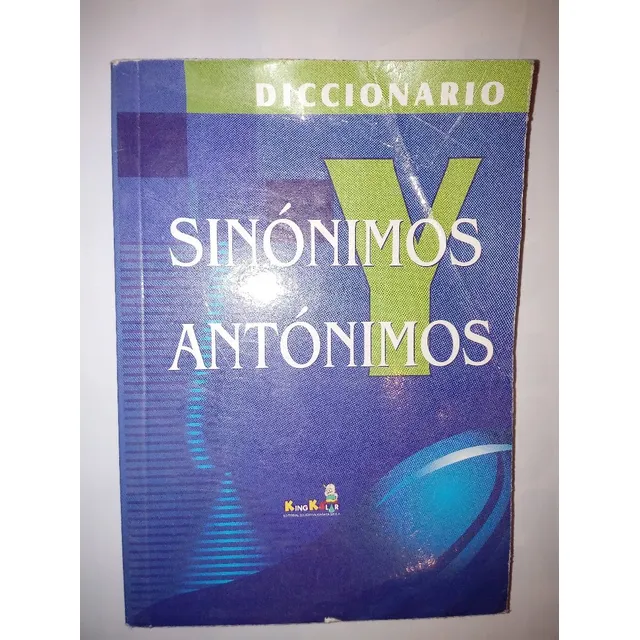Diccionario Escolar Español Sinonimo Y Antonim Nuevo Sin Uso