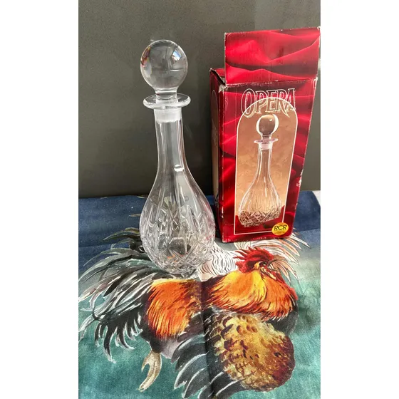 Decantador De Vino De Cristal, Italiana