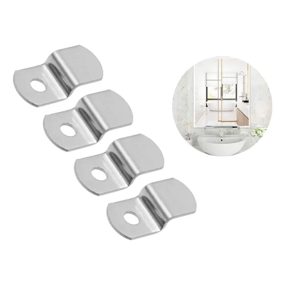 Soportes Colgar  Fijar Espejos De Pared X 4 Unidades