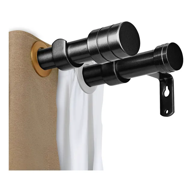 Tubo Doble De Cortinero Expandible A Maximo 3.92m De Metal