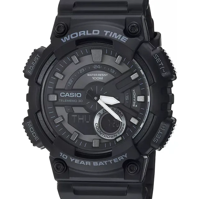 Reloj Casio Aeq-110w Telememo Hora Mundial 100% Original