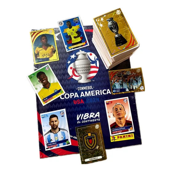 Album Copa America 2024 Set Completo Para Pegar