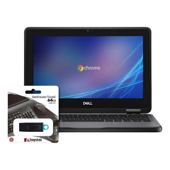 Laptop Chromebook Dell 3100 Celeron N4020 4gb Ram 16gb Orgm