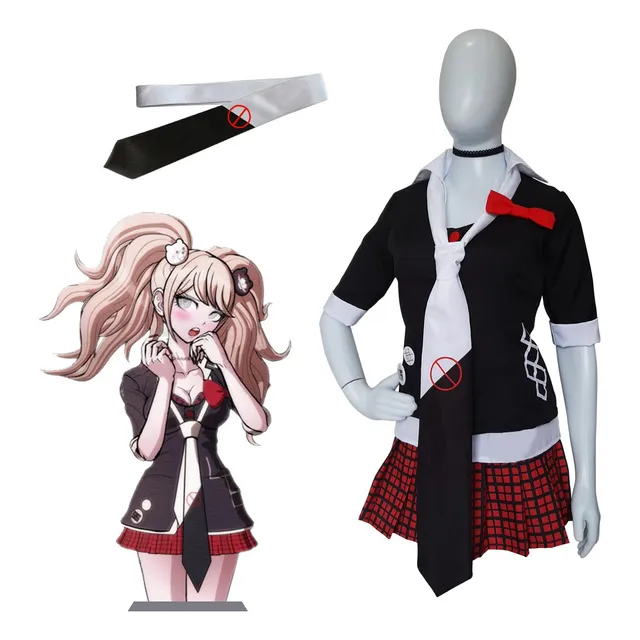 Cosplay Junko Enoshima 7 Peças - Game Danganronpa