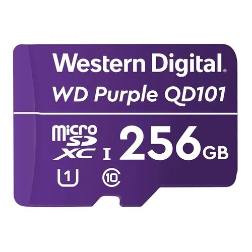 Memoria Micro Sd 256gb Wd Purple Vigilancia Wdd256g1p0c
