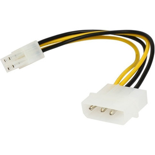 Cabo Fonte Molex Ide Femea X 4 Pin Macho Atx 20cm 007 Cabo Fonte Molex Ide Femea X 4 Pin Macho Atx 20cm 007