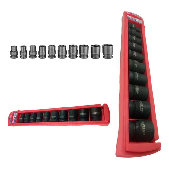 Set 10 Dados De Impacto Milimetrico Emtop Mecanica Vehiculo