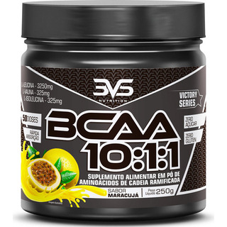 Bcaa Em Pó 10:1:1 Ultra Concentrando 250g Sabor: Maracujá - Fórmula Exclusiva Com 3900mg De Aminoácidos Por Dose Bcaa Em Pó 10:1:1 Ultra Concentrando 250g Sabor: Maracujá - Fórmula Exclusiva Com 3900mg De Aminoácidos Por Dose