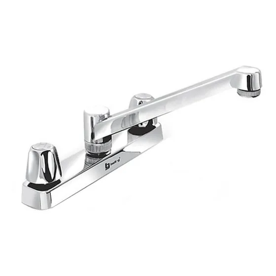 Llave Lavaplato Economico Plastico Cromado Belt-g Gri-0193