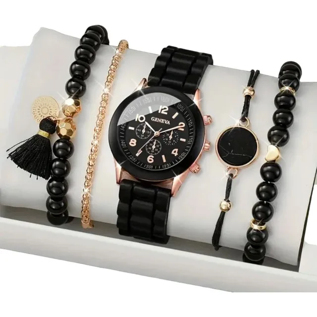 Set Reloj Dama Conjunto Pulseras