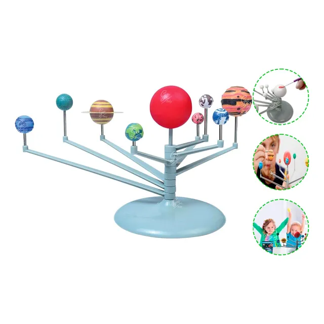 Base Sistema Solar Giratorio Planetario Estimula Creatividad