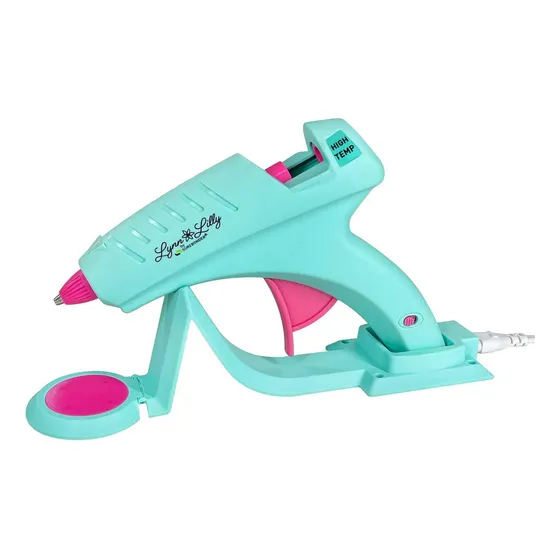 Pistola De Pegamento Caliente 60 W Turquesa Y Rosa