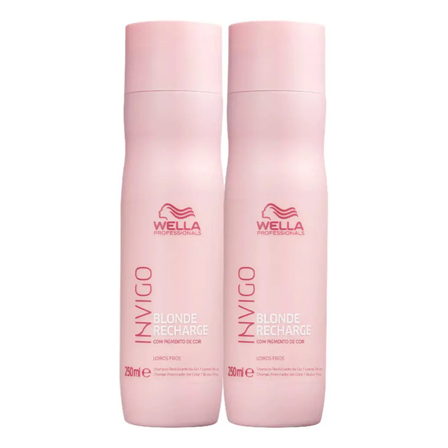 Kit Wella Prof Invigo Blonde Recharge-sh 250ml (2 Un)