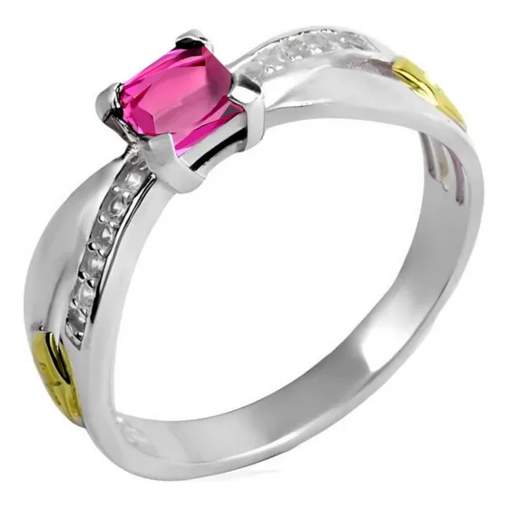 Anel De Formatura Prata 950 Feminino Símbolos Ouro 18k P285f