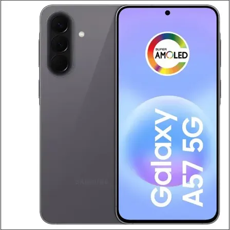 Celular Samsung Galaxy A57 5g 128gb, 8gb Ram, Câmera 50mp, Ip68, Super Amoled 6.7 , Recursos Ai -cinza