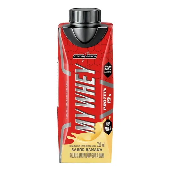 Suplemento en líquido Integralmédica Proteína sabor banana x 250mL