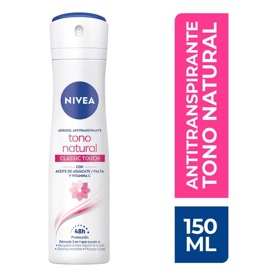 Desodorante Nivea Aclarado Natural Classic De 150 Ml