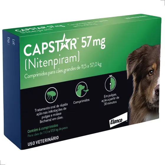 Capstar Mata Bicheira Capstar Verde 11,5 A 57kg 6.cp