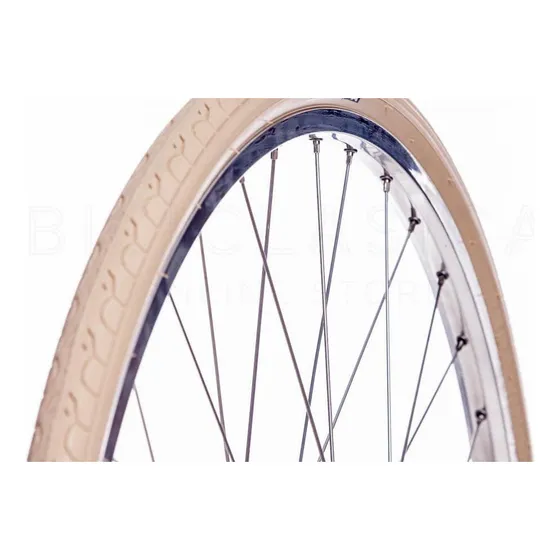 Cubierta Rod 28 Media Carrera Color Clincher Crema