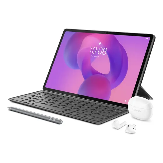Tablet Idea Tab Plus 12 2.5k Teclado + Lápiz + Earbuds Plateado