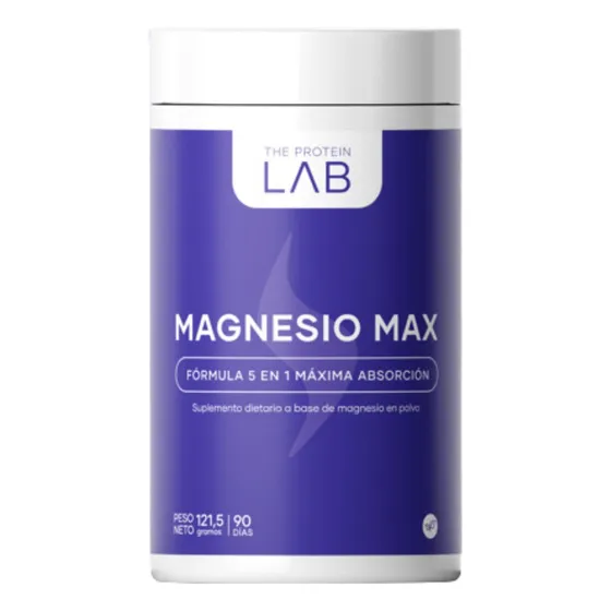 Magnesio Max En Polvo The Protein Lab 90 Días Formula 5 En 1