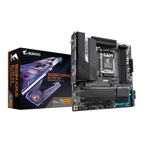 Motherboard Gigabyte B650m Aorus Elite Ax Ddr5 Am5 Ryzen