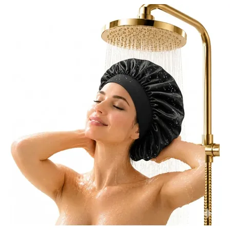 Touca Banho Impermeavel De Luxo Chuveiro Banheira