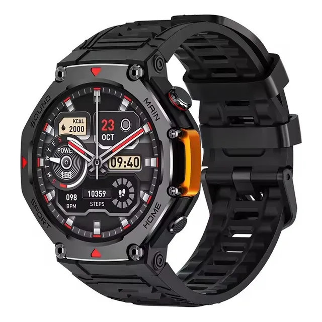Smartwatch Mrex4 5 Atm A Prova D'água Microwear Gps Sos 2025