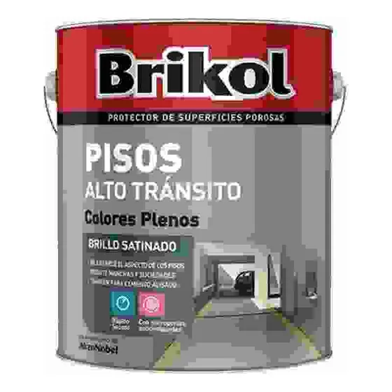 Brikol Pisos Alto Transito Antideslizante 4lt Color Verde