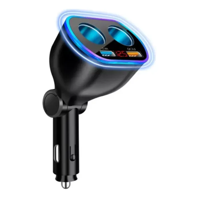Cargador Y Encendedor Auto Cargadores Celulares Rápida 2 Usb