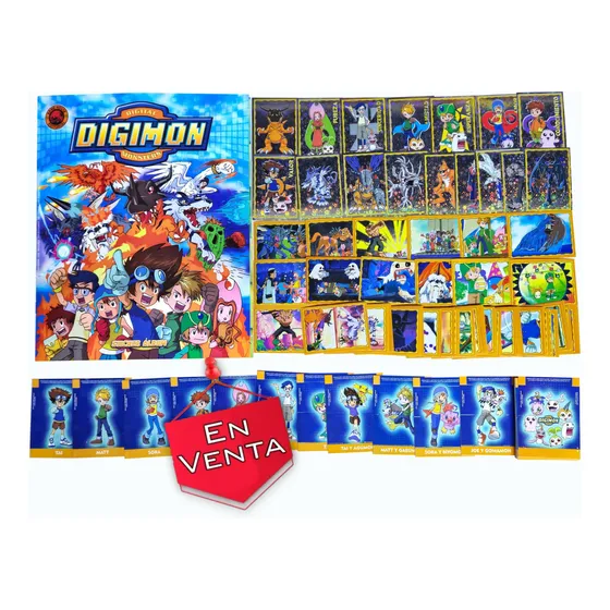 Digimon Álbum Completo A Pega (1
