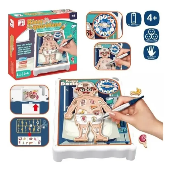Juego De Doctor Juguete Doctor Loco Para Niño