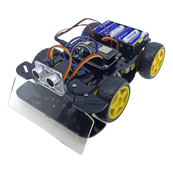 Kit Robot Movil Esp32 4 Llantas Sumo, Seguidor, Evasor