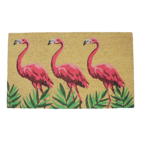 Northlight Felpudo Verano Flamenco Rosa Coco Natural 18 X