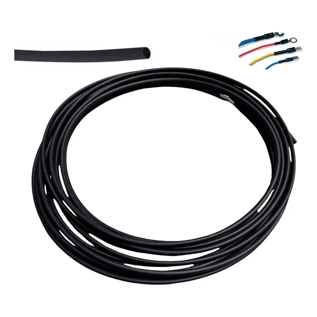 20mts Thermofit Termorretráctil 4mm 5/32in Termofit Negro