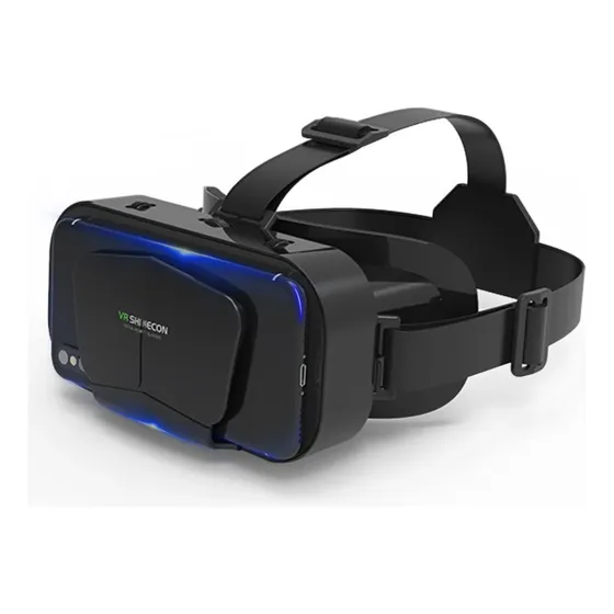 Óculos Vr Shinecon 3d Para Celular Gamer Black