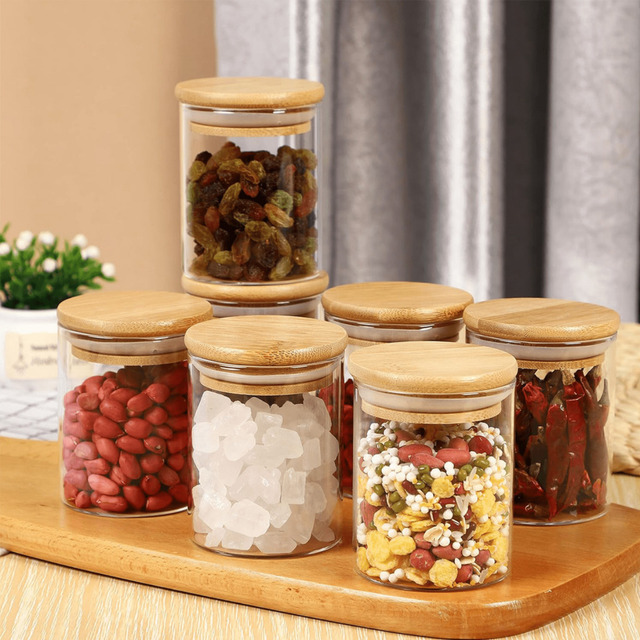 Kit 6 Pote Vidro Porta Temperos Hermético Cozinha Organiza Kit 6 Pote Vidro Porta Temperos Hermético Cozinha Organiza