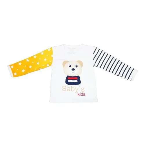 Pijama De Niño 2 Piezas Manga Larga Estampado Saby Kids