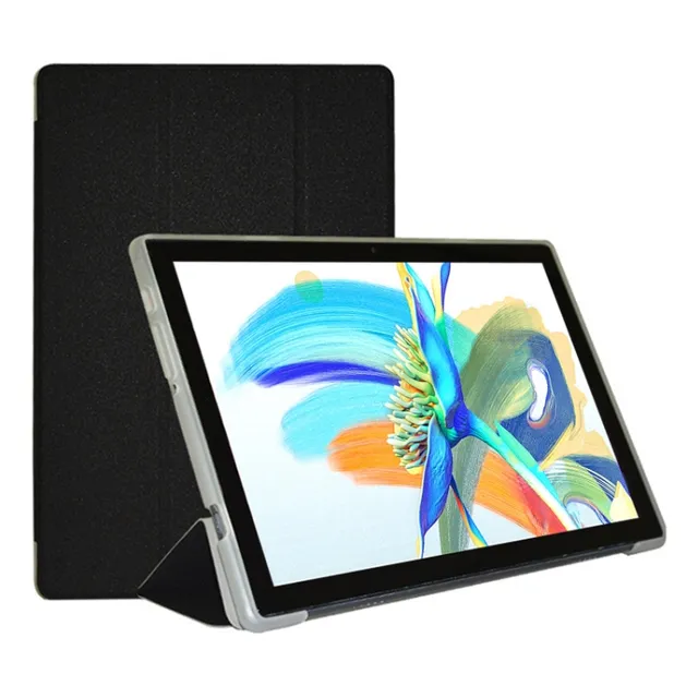 Funda De Piel Sintética Negra Para Teclast M40 Pro/m40/p20hd