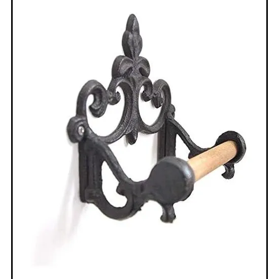 Soporte De Inodoros Rústico De Hierro Fundido Antiguo Decora