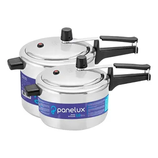 Panelas De PressĂŁo 3 Litros E 4,5 Litros Panelux Kit C/ 2 Un Cor Cinza Panelas De PressĂŁo 3 Litros E 4,5 Litros Panelux Kit C/ 2 Un Cor Cinza