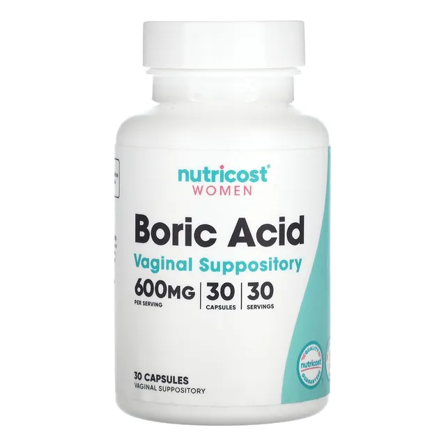 Nutricost Óvulos Ácido Bórico Cápsulas 60 Unidades
