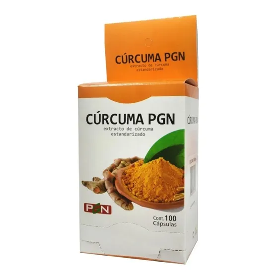 Cúrcuma & Pimienta Negra X 100 Cápsulas Laboratorio Pgn - Dw