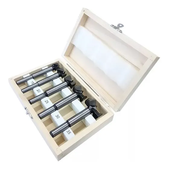 Kit Set Juego De Brocas Fortsner Para Madera 5 Piezas Makawa