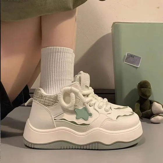 Zapatillas De Skate Vulcanizadas Con Cordones Para Mujer