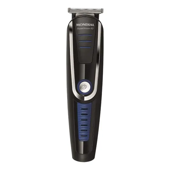 Máquina Cortar Cabelo E Barbeador Multi Groomer Mondial Bivo Cor Preto/azul 127/220v