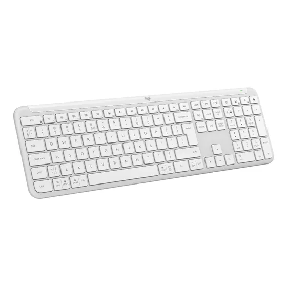 Teclado Sem Fio Signature Slim K950 Branco Logitech