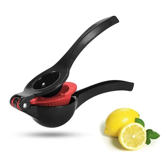 Exprimidor 2 1 Metal Limon Lima Manual Citrico (negro +